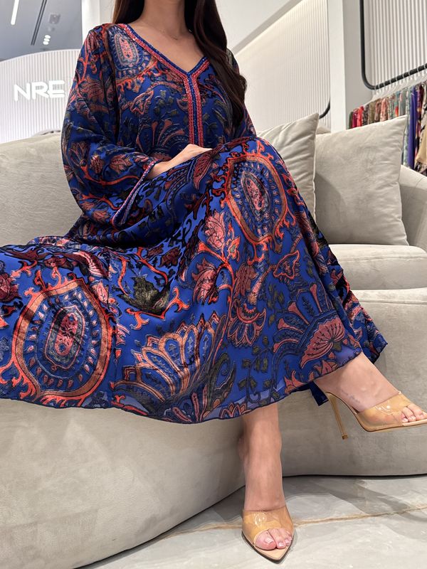 Printed Velvet Handmade